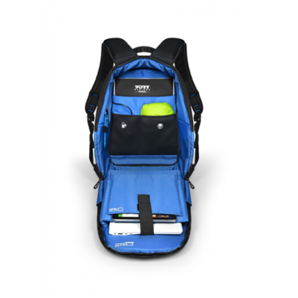 PORT DESIGNS , Chicago EVO , ANTI-THEFT , Fits up to size 15.6 , Backpack , Black , 13-15.6 , Shoulder strap