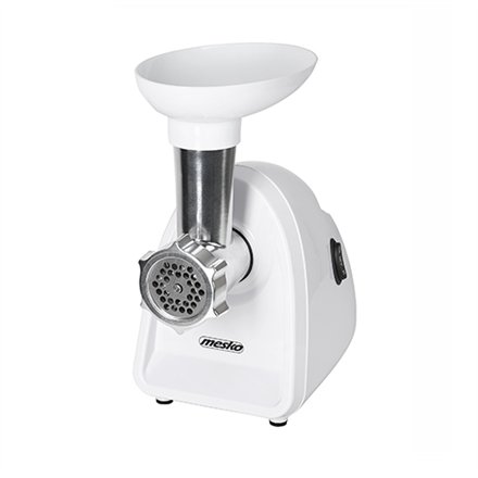 Mesko , Meat mincer , MS 4809 , White , 350 W , Middle size sieve; mince sieve; poppy sieve; plunger; sausage filler