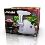Mesko , Meat mincer , MS 4809 , White , 350 W , Middle size sieve; mince sieve; poppy sieve; plunger; sausage filler