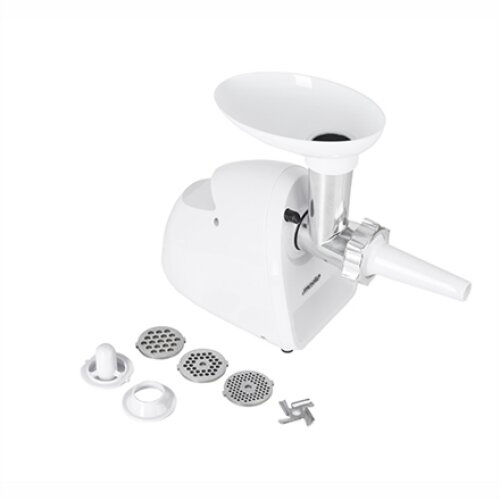 Mesko , Meat mincer , MS 4809 , White , 350 W , Middle size sieve; mince sieve; poppy sieve; plunger; sausage filler