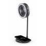 Gembird , TA-WPC10-LEDFAN-01 Desktop Fan With Lamp And Wireless Charger , N/A , Phone or tablet with built-in Qi wireless charging