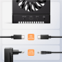AXAGON USB-C 20Gbps docking station for 2x M.2 NVMe/SATA SSD with disk cloning function without PC , ADSA-M2C22