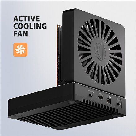 AXAGON , USB-C 20Gbps docking station for 2x M.2 NVMe/SATA SSD with disk cloning function without PC , ADSA-M2C22
