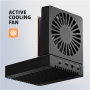 AXAGON USB-C 20Gbps docking station for 2x M.2 NVMe/SATA SSD with disk cloning function without PC , ADSA-M2C22