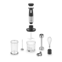 Caso Cordless 4in1 Hand Blender Set , Click & Mash , Hand Blender , 180 W , Number of speeds Variable speed control , Stainless Steel/Black