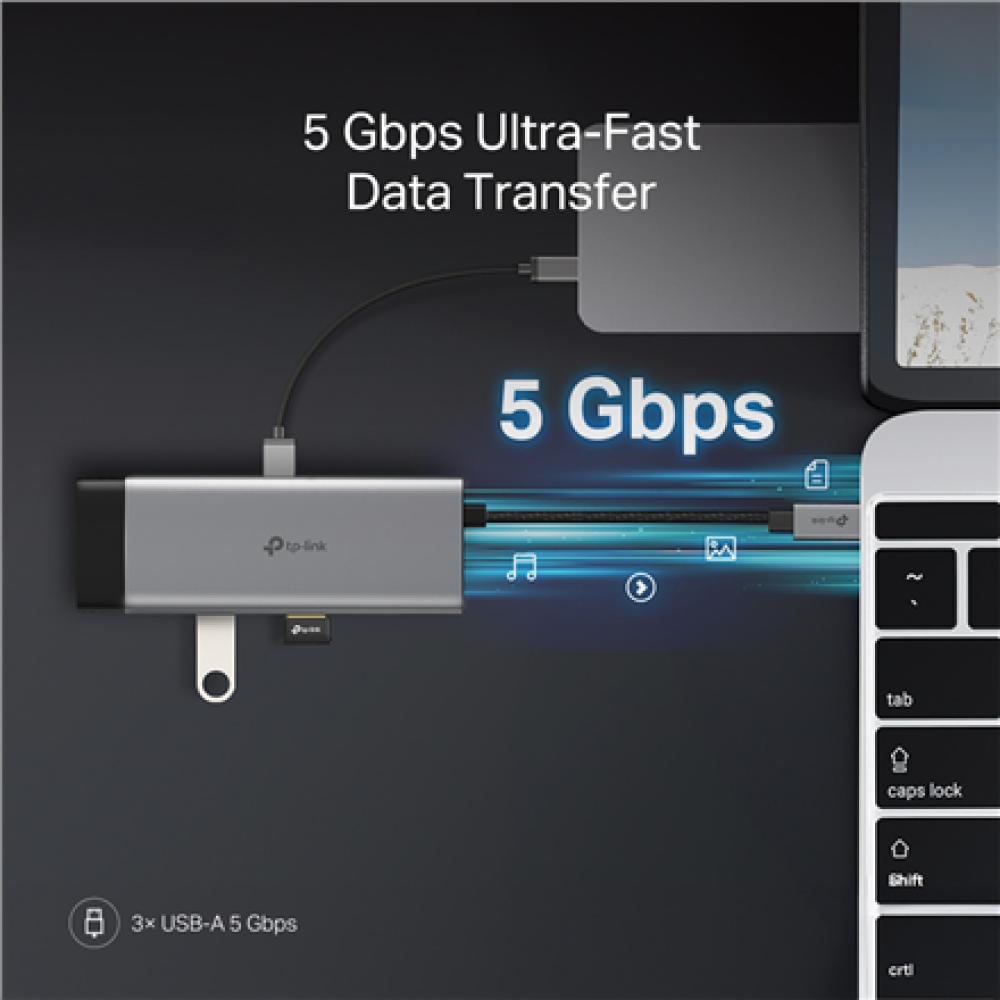 TP-LINK UH7021C , USB Type-C 7-in-1 Hub