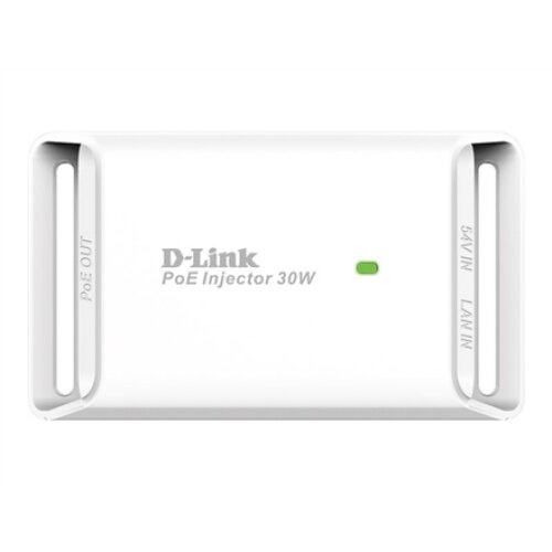 D-Link , DPE-301GI Gigabit PoE Injector Compliant with 802.3af/802.3at , 10,100,1000 Mbit/s , Ethernet LAN (RJ-45) ports 2