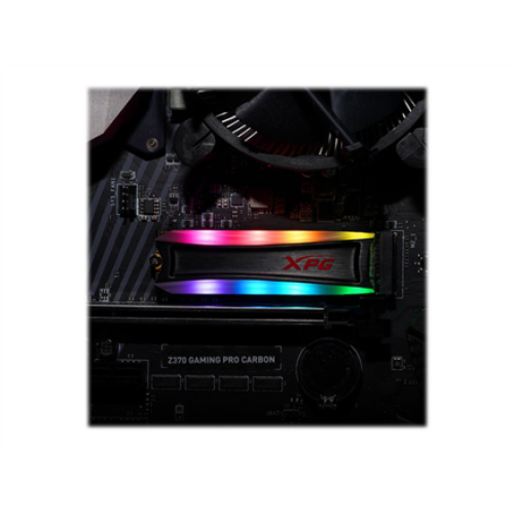 ADATA Spectrix S40G RGB 256 GB SSD interface M.2 NVME Write speed 1200 MB/s Read speed 3500 MB/s