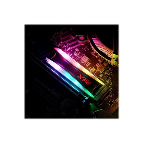 ADATA Spectrix S40G RGB 256 GB SSD interface M.2 NVME Write speed 1200 MB/s Read speed 3500 MB/s