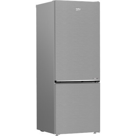 BEKO Refrigerator , B3RCNE564HXB , Energy efficiency class E , Free standing , Combi , Height 192 cm , No Frost system , Fridge net capacity 340 L , Freezer net capacity 150 L , Display , 39 dB , Stainless steel