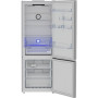 BEKO Refrigerator , B3RCNE564HXB , Energy efficiency class E , Free standing , Combi , Height 192 cm , No Frost system , Fridge net capacity 340 L , Freezer net capacity 150 L , Display , 39 dB , Stainless steel