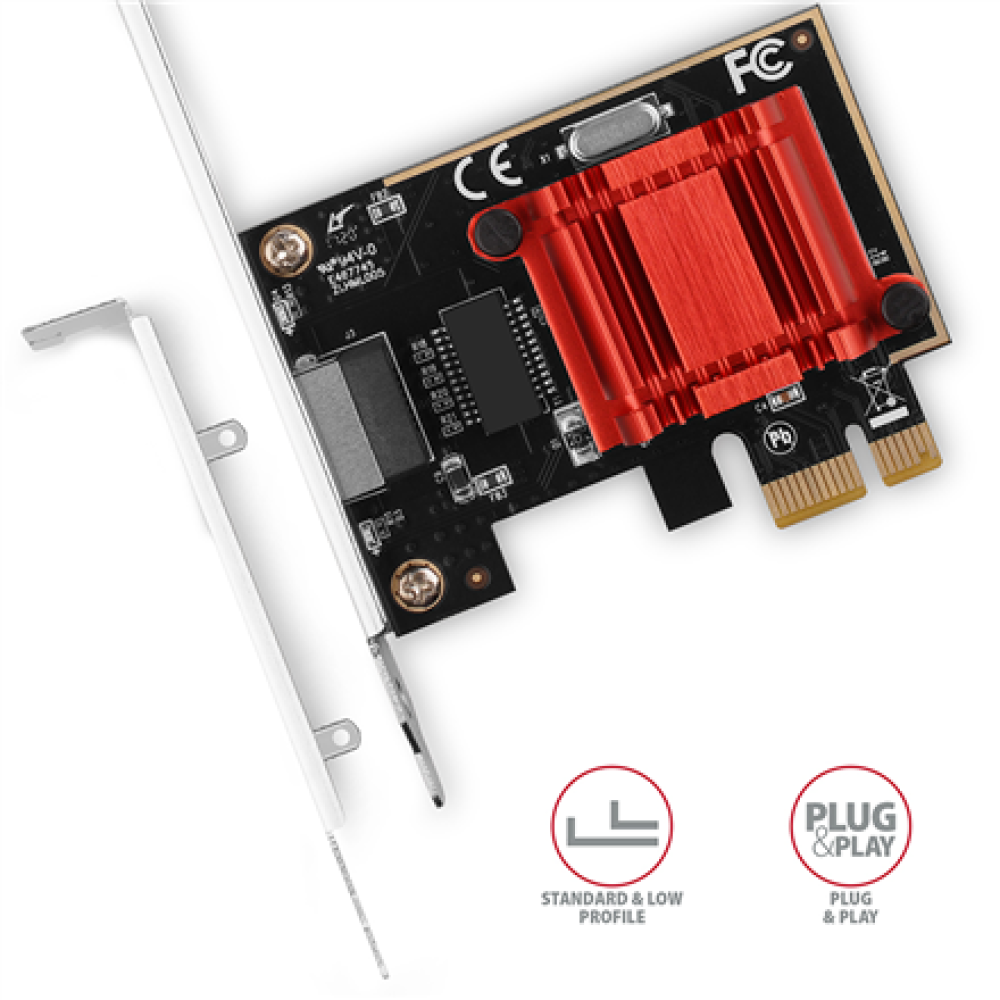 AXAGON PCIe Gigabit Ethernet , PCEE-GIX