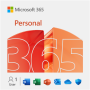 Microsoft , 365 Personal , QQ2-00012 , ESD , 1 PC/Mac user(s) , License term 1 year(s) , All Languages , Eurozone