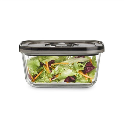 Caso , Glass Vacuum Containers with Plastic Lid (2 pcs) , VacuBoxx Eco-Duo S , Transparent