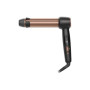 Rowenta CF4620E0 , Twist Curl Curling Iron , Ceramic heating system , Ion conditioning , Barrel diameter 27, 32. 38 mm , Temperature (min) 150 °C , Temperature (max) 210 °C , Number of heating levels 4 , Display LCD , 86 W , Black/Copper