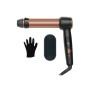 Rowenta CF4620E0 , Twist Curl Curling Iron , Ceramic heating system , Ion conditioning , Barrel diameter 27, 32. 38 mm , Temperature (min) 150 °C , Temperature (max) 210 °C , Number of heating levels 4 , Display LCD , 86 W , Black/Copper