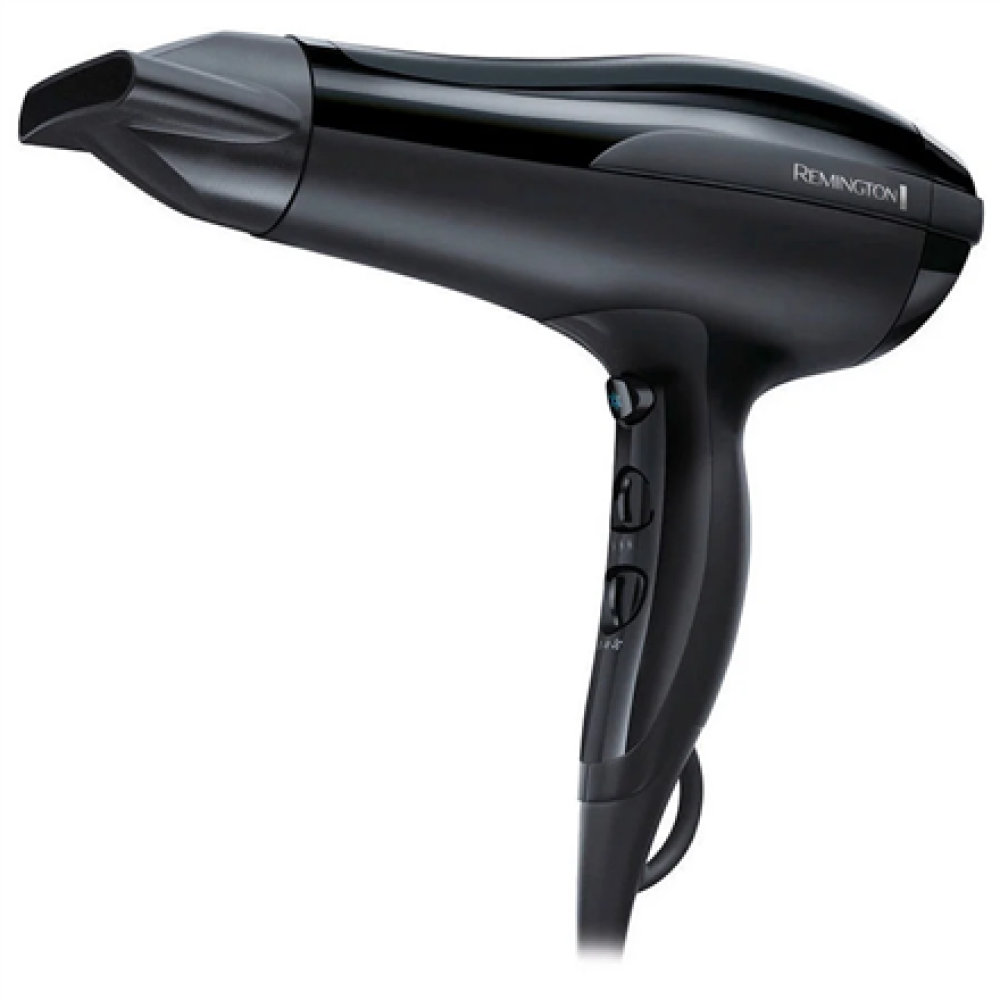 Remington Hair Dryer , D5215 Pro-Air Shine , 2300 W , Number of temperature settings 3 , Ionic function , Diffuser nozzle , Black