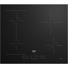BEKO Hob , HII64200SFMT , Induction , Number of burners/cooking zones 4 , Touch , Timer , Black BEKO Hob , HII64200SFMT , Induction , Number of burners/cooking zones 4 , Touch , Timer , Black