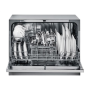 Table , Dishwasher , CDCP 6S , Width 55 cm , Number of place settings 6 , Number of programs 6 , Energy efficiency class F , Silver