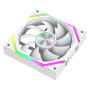Gamemax FN12A-N2 WL-W , Case fan , White