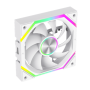 Gamemax FN12A-N2 WL-W , Case fan , White