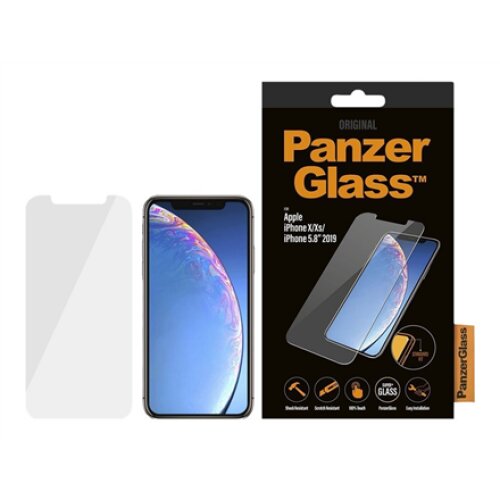 PanzerGlass , 2661 , Screen Protector , iPhone , X/XS , Tempered glass , Transparent