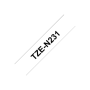Brother TZe-N231 Labelling Tape Cassette – Black on White, 12mm wide, 8m long , Brother , Brother , 8 m , 1.2 x 800 cm