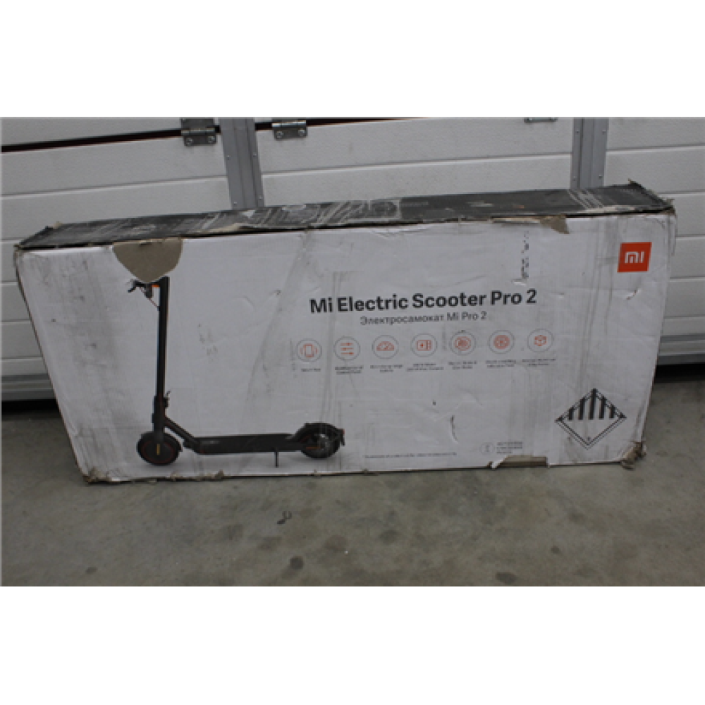 SALE OUT. Xiaomi Mi Electric Scooter Pro 2 (Black) , Xiaomi Mi Electric Scooter Pro 2 , 600 W , 25 km/h , 3 month(s) , Black , DAMAGED PACKAGING, USED, REFURBISHED, MISSING ACCESSORIES