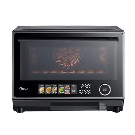 Midea Microwave oven , MSO25H , Free standing , 1000 W , Convection , 25 L , Grill , Black