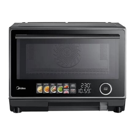 Midea Microwave oven , MSO25H , Free standing , 1000 W , Convection , 25 L , Grill , Black