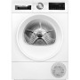 Bosch Dryer Machine WQG245AMSN Series 6 Energy efficiency class A++, Front loading, 9 kg, Sensitive dry, LED, Depth 61.3 cm, Steam function, White