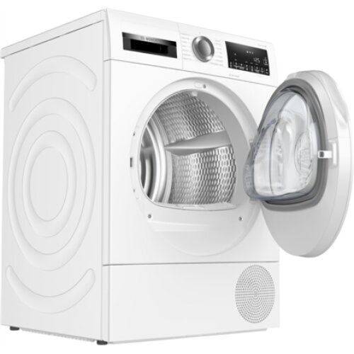 Bosch Dryer Machine WQG245AMSN Series 6 Energy efficiency class A++, Front loading, 9 kg, Sensitive dry, LED, Depth 61.3 cm, Steam function, White
