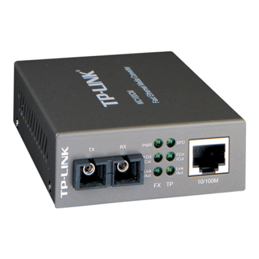 TP-LINK , 10/100Mbps Multi-Mode Media Converter , MC100CM , 10/100Base-TX , 100Base-FX
