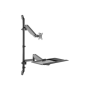 Digitus , Wall mount , Tilt, height adjustment, rotate , 17-32 , Black
