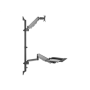 Digitus , Wall mount , Tilt, height adjustment, rotate , 17-32 , Black