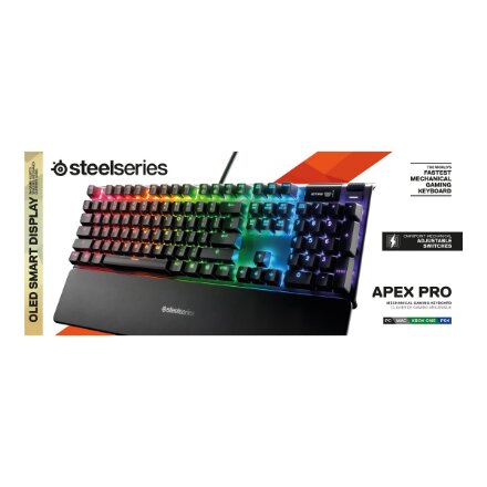 SteelSeries Apex Pro Gen 3 , Gaming keyboard , Wired , ND , Black