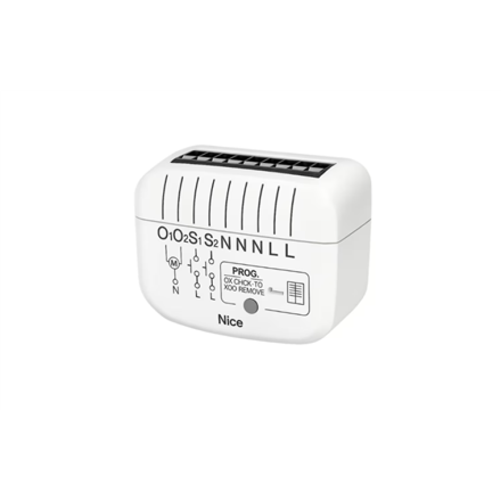 Fibaro Nice Z-Wave Micromodule for Roller Blinds and Awnings , FGR-224 EU Roll-Control 2 , White