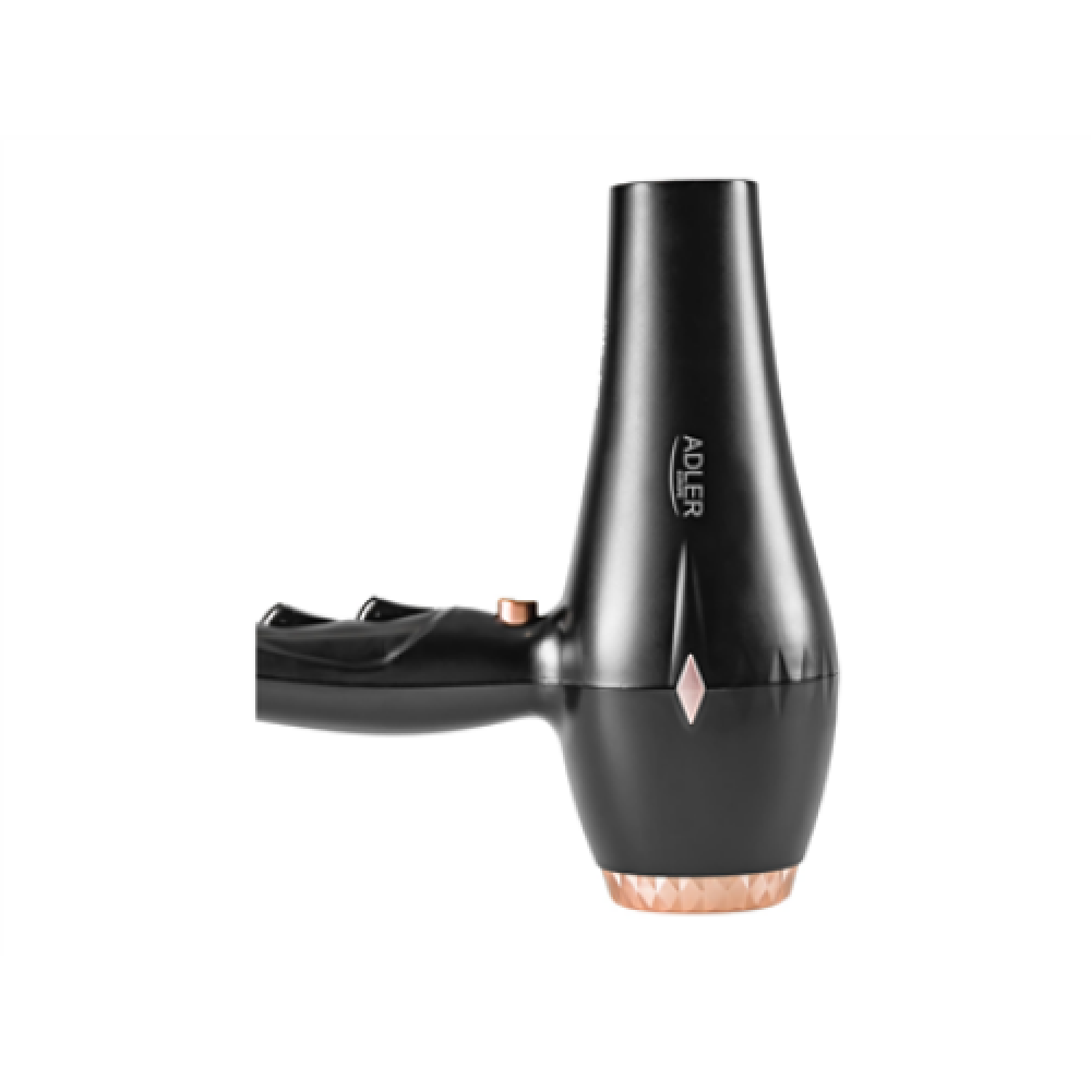 Adler , Hair Dryer , AD 2244 , 2000 W , Number of temperature settings 3 , Ionic function , Diffuser nozzle , Black