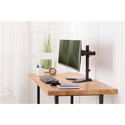 Digitus Desk Mount , DA-90401 , Adjustable Height, Rotate, Swivel , 15-32 , Maximum weight (capacity) 2x8 kg , Black