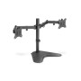 Digitus Desk Mount , DA-90401 , Adjustable Height, Rotate, Swivel , 15-32 , Maximum weight (capacity) 2x8 kg , Black
