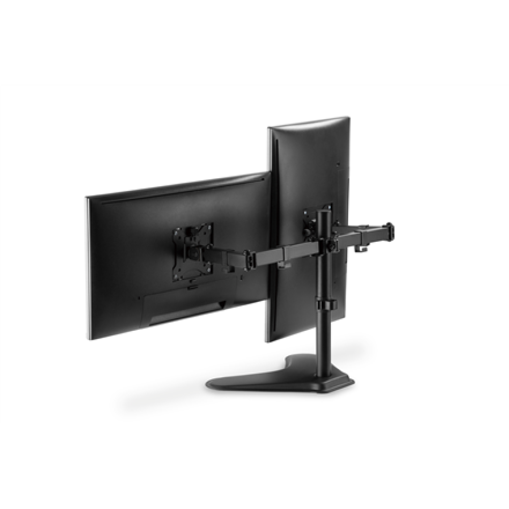 Digitus Desk Mount , DA-90401 , Adjustable Height, Rotate, Swivel , 15-32 , Maximum weight (capacity) 2x8 kg , Black