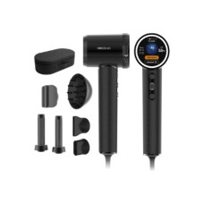 Cecotec Hair Dryer , DryGlam Waves i-Sensor Pro , 1600 W , Number of temperature settings 4 , Ionic function , Black , Diffuser nozzle Cecotec Hair Dryer , DryGlam Waves i-Sensor Pro , 1600 W , Number of temperature settings 4 , Ionic function , Black , Diffuser nozzle