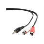 Cablexpert , 2.5m, 3.5mm/2xRCA, M/M , 3.5mm , 2 x RCA