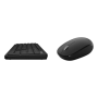 Microsoft BLUETOOTH DESKTOP Keyboard and Mouse Set, Wireless, Mouse included, Batteries included, EN, Wireless connection, Numeric keypad, 461.6 g, Matte black, Bluetooth