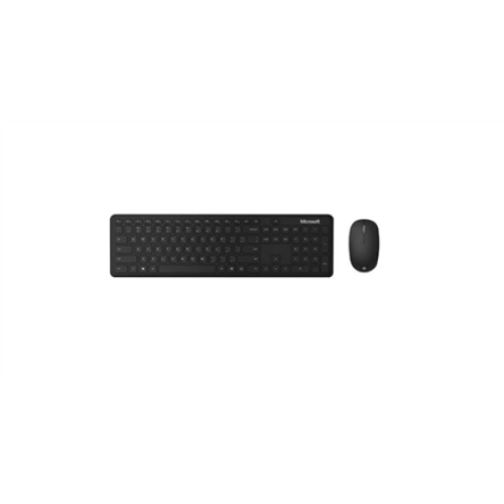 Microsoft BLUETOOTH DESKTOP Keyboard and Mouse Set, Wireless, Mouse included, Batteries included, EN, Wireless connection, Numeric keypad, 461.6 g, Matte black, Bluetooth