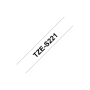 Brother , TZe-S221 Strong Adhesive Laminated Tape , Black on White , TZe , 8 m , 9 cm