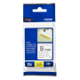 Brother , TZe-S221 Strong Adhesive Laminated Tape , Black on White , TZe , 8 m , 9 cm