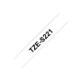 Brother , TZe-S221 Strong Adhesive Laminated Tape , Black on White , TZe , 8 m , 9 cm