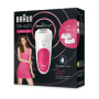 Braun , Epilator , Silk-épil 5 SE5500 , Operating time (max) 30 min , Bulb lifetime (flashes) Not applicable , Number of power levels 1 , Wet & Dry , White/Pink
