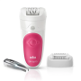 Braun , Epilator , Silk-épil 5 SE5500 , Operating time (max) 30 min , Bulb lifetime (flashes) Not applicable , Number of power levels 1 , Wet & Dry , White/Pink